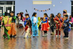 Tiny Tot Boy, Aeden Richards held a special and welcomed all tiny tots to join him during the Ignacio Intertribal Powwow Association (IIPA) Halloween Powwow held on Oct. 22, 2016 at the Multi-Purpose Facility.  
