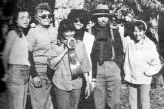 30 Years Ago: The Southern Ute Youth Group proudly displays their first place blue ribbon they won at the Cultural Heritage Festival in Farmington on Oct. 9 and 10. The members who participated were L-R: Sheila Ryder, Eddie Box Jr., Betty Box, Benito Casias, JoGenia Red and in front Sarah Hudson. Other youth group members not pictured were Joe Mayokok, Bertha Box, Snow Bird Box, and Eddie Box Sr. Part of the group who did not participate were Sadie Frost, Theodosha Frost, Rhonda Frost, Toniette Baca. 