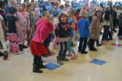 Ignacio Elementary students show off their dance moves during Dr. Seuss’ Birthday on March 2.