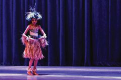 Bella Smith dances the Tahitian Hula Dance during the 1st Annual Bobcats Talent Show held at the Ignacio High School Auditorium on Friday, May 12.