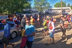 Employees of the Southern Ute Indian Tribe ‘gear up’ in life-vests for a trip down the Animas River in one of the three activities provided to employees during the Southern Ute Tribe’s Employee Appreciation Day on Thursday, June 15.