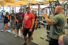 Matt Wenning visited the SunUte Community Center on Saturday, June 10, to speak about the benefits of weightlifting, and the various aspects to achieving the results desired through conjugate training and conditioning.