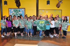 Teachers and staff members of the Southern Ute Indian Montessori Academy held an end of year “Last Day Blues” party on Thursday, June 1 in the school’s cafeteria.