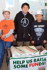 Lane Hunter, along with brothers, Nate and Dewayne Hendren made the rounds on the Southern Ute Indian Tribe’s campus Friday, Feb. 2, selling Krispy Kreme donuts, assorted or original. The student’s fundraising efforts will help pay for a dance choreographer, Gabe Garcia, and for future dance competitions they will be competing in. The boys dance with the La Plata County Independent Youth Performing Arts, and they will be practicing with Garcia, preparing for the dance competitions at the Manzano High School in Albuquerque, N.M. on March 24. Check for later updates in The Southern Ute Drum.