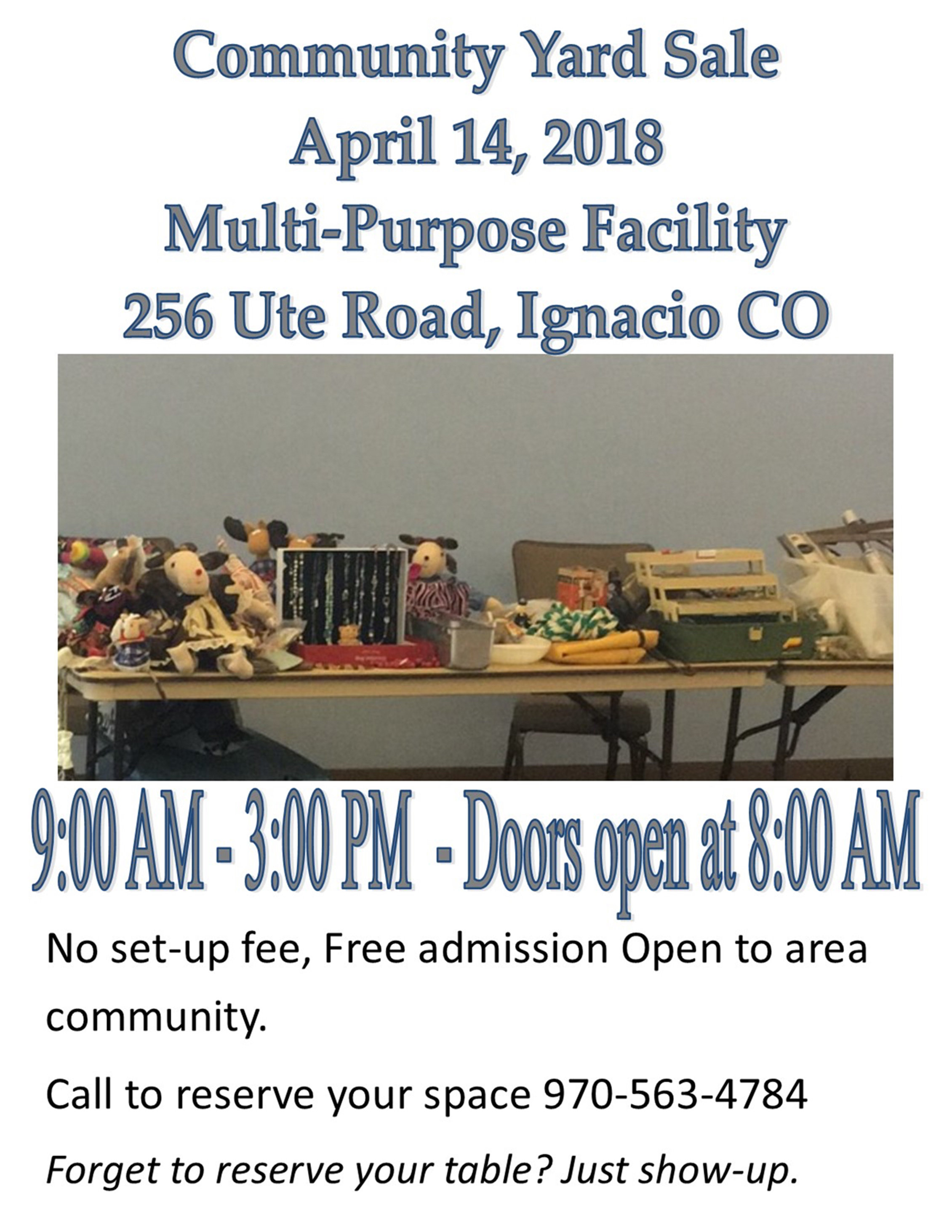 Community Yard Sale The Southern Ute Drum