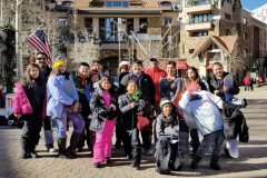 Art Goodtimes, Program Director for the Telluride Institute’s Ute Reconciliation program worked closely with SunUte Recreation staff and members of the Ute Mountain Ute Tribe to bring kids together for a full weekend of snowboarding action in Telluride, Colo., Friday, March 2 – Saturday, March 3. 
