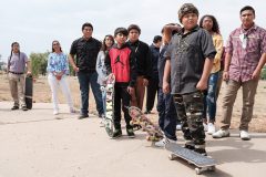 Southern Ute tribal member, Elliott Hendren, sits on the Sunshine Cloud Smith Youth Advisory Council. Elliott and his brother Nate are two of the most outspoken students, advocating for the newly dedicated skate park facility.  
