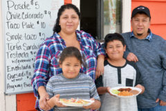 The freshly prepared, made to order menu boasts food prepared by Omar Valdez, originally from La Junta, Chihuahua, Mexico which consists of family recipes as well as his own. 