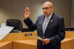 Following the certification of votes for the 2018 Southern Ute Run-Off Election, where candidate Bruce Valdez received the highest number of votes, taking the seat with 150 votes — he was sworn into office on Monday, Dec. 17. Shane Seibel had a total of 82 votes from the election. 

