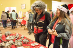 Laurie Monte and Geraldine Rael shop together at the annual Holiday Bazaar on Saturday, Dec. 15 the bazaar was hosted in the Southern Ute Multi-Purpose Facility. 