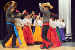 Ballet Folkorico of the Ignacio Elementary School, performed a traditional dance to “Come Together (Yucatan)” with choreography by Kathleen Smith to begin the Ignacio Elementary Christmas program, “Sounds of the Season,” Thursday, Dec. 13 in the Ignacio High School Auditorium.