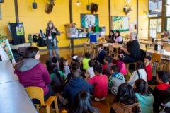Lisa Smith from Shining Mountain Health and Wellness, gave a “Health and Wellness of the Utes” presentation, Monday, Nov. 26, for the Southern Ute Montessori Academy in preparation for this year’s Leonard C. Burch Art and Literacy Contest, themed Health and Wellness of the Utes.