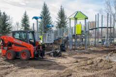 The SunUte Community Center playground will be revamped in the weeks to come. The playground, which sits adjacent to SunUte Park, will feature more play area, a bigger slide and some brand-new equipment. The playground construction began Monday, Nov. 12 and is projected to be completed in the next three weeks if weather conditions allow. Keep in mind the playground area will remain closed to the public until completion. 


