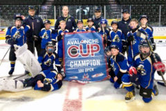 The Durango Steamers won the AVS CUP Championship in their 10U (9-10-year-old) division against the Foothills Flyers (Littleton) in Loveland, Colo. at the Budweiser Center, Sunday, March 17. The Durango Steamers finished the AVS Cup with a 3-1 record, defeating Vail Mountaineers, 7-3 at the Pepsi Center, losing to Littleton Hawks, 2-4, and beating the Colo. Springs Tigers, 4-2. Southern Ute tribal member, Keevin Reynolds scored a game tying goal in the final game, motivating the Steamers to win against the Foothills Flyers 6-4 in the championship game.