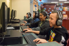 Ignacio Elementary School students take advantage of the afterschool Kidz Klub that is offered by the Youth Services at the Ignacio Community Library. 