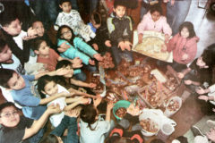 10 Years Ago: Southern Ute Indian Montessori Academy students gather around a large collection of pennies, totaling over seven-hundred dollars, for the project, “Pennies for Peace.” The money was sent to aid school children in Pakistan. 
This photo first appeared in the Mar. 13, 2009, edition of The Southern Ute Drum.