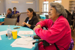 Southern Ute elder, Evalyn Russell attended the elder’s luncheon that was hosted by the Southern Ute Tribal Services Department on Tuesday, March 19 at the Multi-Purpose Facility. 