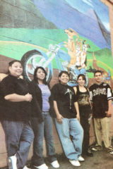 10 Years Ago: Moon’s Custom Cycles, Blackhawk Trading, and the town of Ignacio collaborated with Ignacio High School art teacher Jill Peterson and students to paint a full color wall mural adjacent to Moon’s. Students pictured from the left are Tiffany Bluehouse, Springwind Frost, Jasmine Bluehous, Krystopher Winterhawk and Jesse Maez.

This photo first appeared in the June 19, 2009, edition of The Southern Ute Drum.