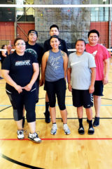 “Empire Spikes Back” out of Dulce New Mexico, and captain of the team; Tamela Tafoya took first place in the tourney. The co-ed volleyball tournament brought six teams to SunUte on Saturday, June 8. Stay tuned for more volleyball action this summer – co-ed grass volleyball.