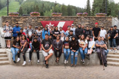 Tribal youth gather around the Village Plaza at Purgatory Ski Resort during their annual Youth Employment Program (YEP) appreciation day field trip hosted by the Southern Ute Education Department. Each summer the program puts tribal students into positions with SUIT departments to gain work experience and earn paychecks while school is out of session. This year’s YEP appreciation day activities included: Purgatory’s roller-coaster rides, go kart racing, paddle boarding and mini golf.