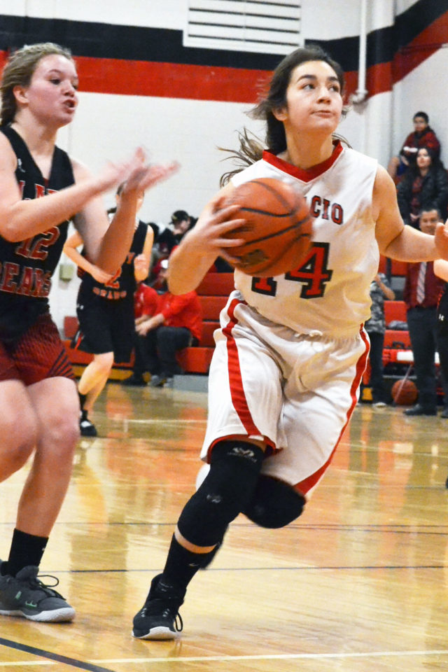 The Southern Ute Drum JV Bobcats hold court