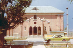 The Head Start Building circa 1960’s. The building was still used as a school after the consolidation of the Ute Vocational School and the Ignacio Public Schools in 1955. 