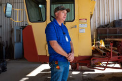 Southern Ute Agricultural Department Division Head, Kevin Mallow, takes a moment to speak about the importance of farming, and the cost associated with this important livelihood as part of Food Distribution’s ongoing video series, Tuesday, Sept. 1. The Southern Ute Agriculture Division offers training and assistance to local farmers, they also provide equipment that would otherwise be cost prohibitive for individuals to own and maintain. 