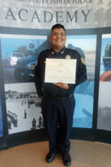 Shawn Wiley, Indian Police Academy Graduate Class 172, will be working for the Southern Ute Police Dept. Wiley will receive additional training in Ute culture, communications, geography and SUPD policies and procedures.
