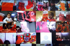 Pictures from SUIMA’s Parent Advisory Group Family Night Christmas stocking contest held on Wednesday, Dec. 16 — there were 35 families that joined in the fun!