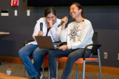 Indigenous musicians, Tanaya Winder and Lyla June read a new poem together at Fort Lewis College on Friday, September 17. The poem highlighted the recent incident of young boy having his hair forcibly cut in Oklahoma. 