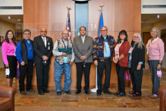 Yakama Nation visits with the Southern Ute Tribal Council Tuesday, Oct. 26. to discuss economic development, natural resource protection, agriculture, sovereignty, and tribal government structure. 