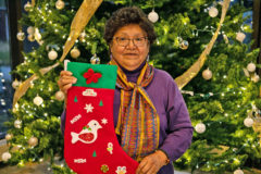 For  many  decades,  Council  Member  Ramona  Eagle  has  created  stockings  for  both  Southern Ute and Ute Mountain Ute foster children – to remind them of the support and love they have within the tribal community.