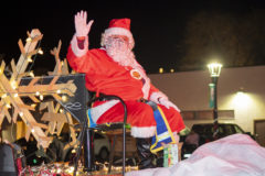 ‘Light Up the Town’ Night Parade was the kickoff of the ELHI Community Center and the  Town  of  Ignacio’s  Taste  of  Christmas  events.  Santa  aka  Edward  Box  III  spread  holiday cheer down Goddard Ave.