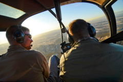 10 years ago: Southern Ute Wildlife Biologist Aran Johnson and helicopter pilot Mark Shelton make a pass over the mountains toward Ignacio during the annual aerial game count, conducted each year to track long-term health trends in deer and elk populations on the Southern Ute Indian Reservation.

This photo was first published in the Jan. 13, 2012, issue of The Southern Ute Drum.