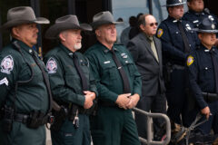 Southern Ute Tribal Rangers were among those at the annual Law Enforcement Memorial Day recognition ceremony held by the Tribe, Monday, May 16, at the Tribal Justice Building in Ignacio. The recognition is honoring those officers locally and across the nation that have given the ultimate sacrifice in their service to the communities they serve.  