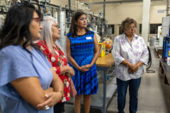 The San Juan College School of Energy welcomed Tribal Council to tour the facility and learn more about the programs that are available to students, Friday, Aug 5. The school also hosts numerous educational events throughout the year that provides students the hands on experience for career preparation.