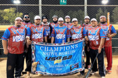 2022 Native American/Pacific Islander World Series Champions Da Vibes!!! The team is based in Ignacio, Colo. and is composed of individuals from Colo., N.M., Nev. and Hawaii. This team has played together for a few years and was finally able to bring home the gold. Southern Ute, Ute Mountain, Cheyenne and others from the Islands of Hawaii put it all together in walk off fashion this past weekend. The team was able to beat the five-time back-to-back winners from previous years, The Seminoles out of Oklahoma. The final score in the Championship game was 19-18. Pictured L-R Mikey Padilla, Ikaika Wilhelm-Ioane, Johnny Castaneda, William Marable, Tyler Young, Codey Yates, Vince Maldonado, Robbie Galvan, Patrick Loane, RC Lucero and Orion Watts.