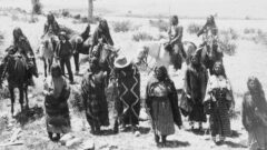 The Ute people do not have a migration story, as they have always lived here. Colorado is their ancestral home. Image courtesy of  Library of Congress