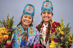 Grace Gonzales was crowned Miss Southern Ute and Izabella Cloud was crowned Miss Southern Ute Alt. on Saturday, Aug. 27, 2022, at the Southern Ute Multi-Purpose Facility one week prior to the 100th Annual Tribal Fair. 2022 marked the return of the Southern Ute Royalty after a brief hiatus during the COVID-19 Pandemic.   