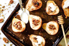 Easy baked pears.