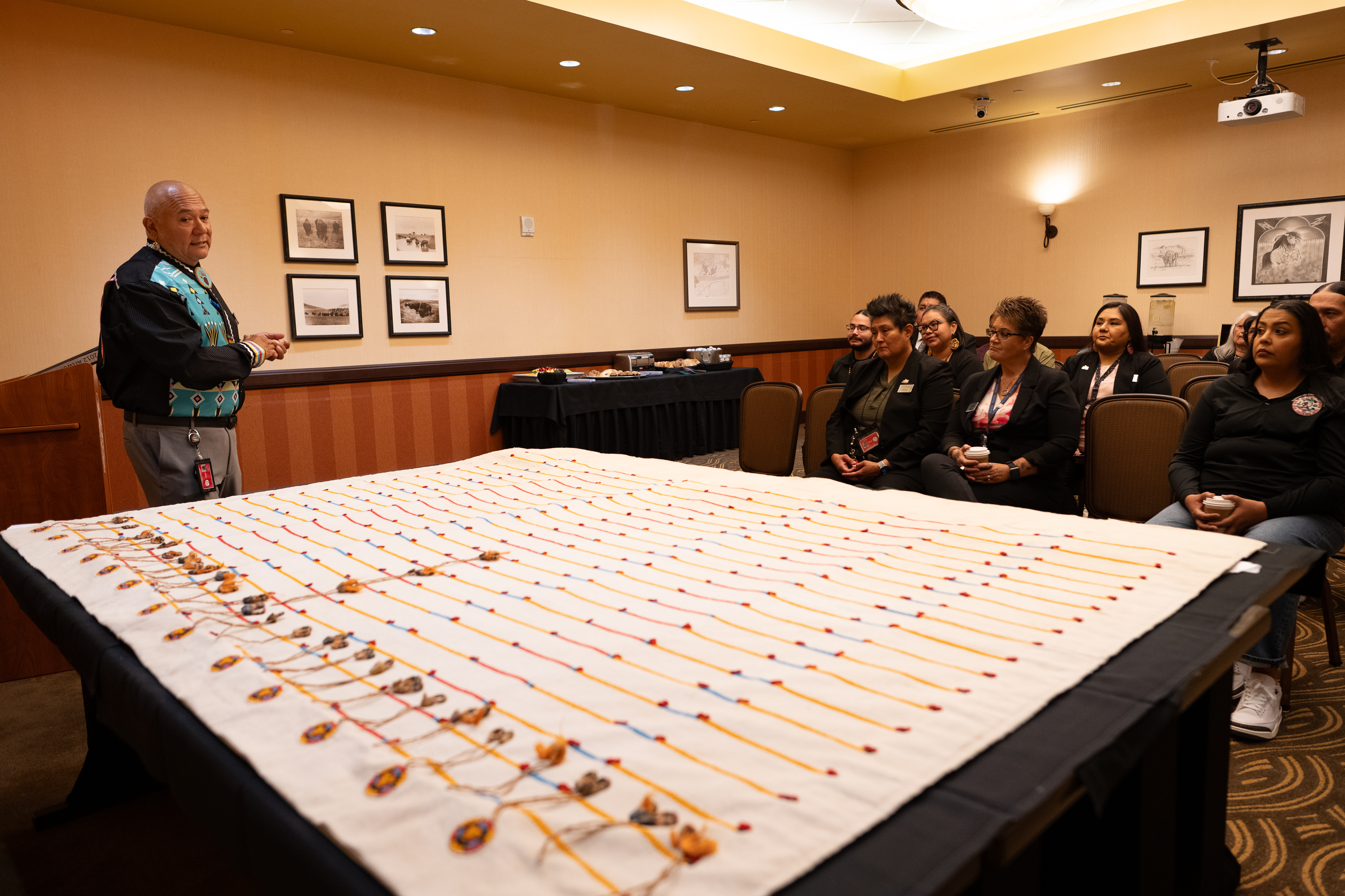 Sky Ute Casino Resort returns Southern Cheyenne tipi liner